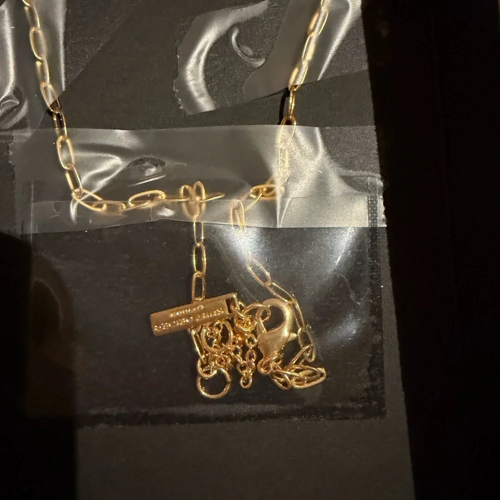 Kurt Geiger Gold Plated Pink Crystal Eagle Head Chain Necklace - Picture 3 of 5